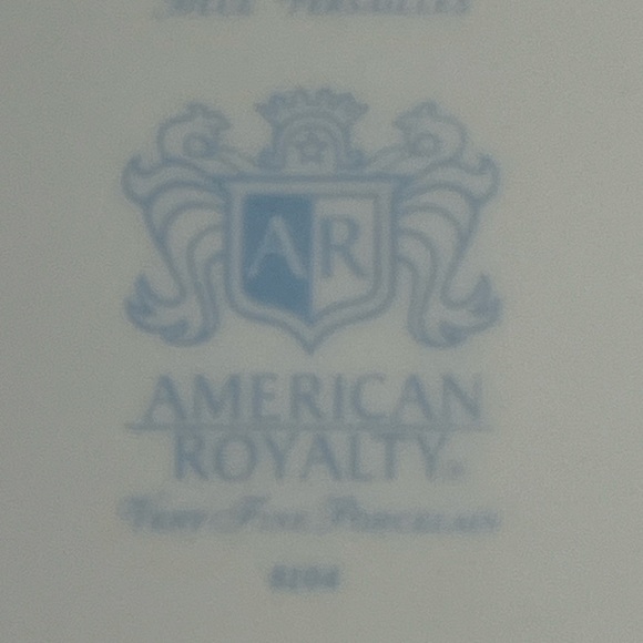 Set of 4 American Royalty Blue Versailles 10 1/4\